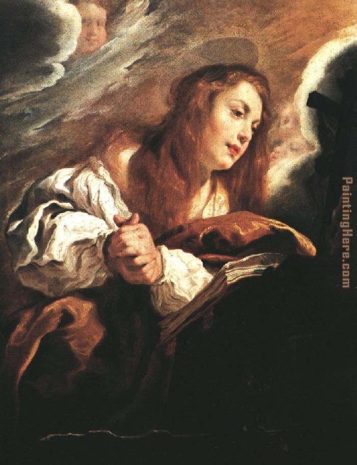 Unknown Artist Saint Mary Magdalene Penitent By Domenico Feti